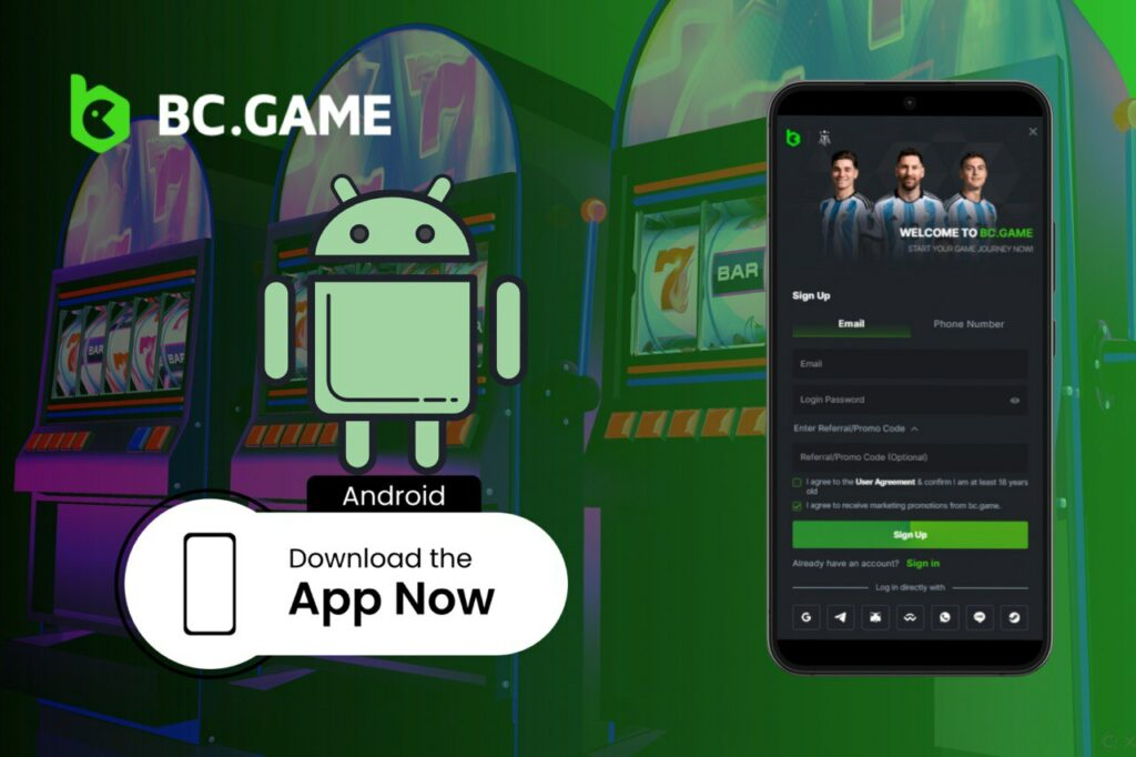 BC Game android.